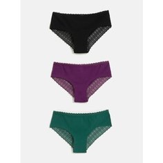 Трусы infinity lingerie, комплект из 3 шт., размер S, мультиколор