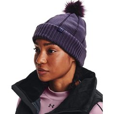 Шапка бини Under Armour, размер 58-60, фиолетовый