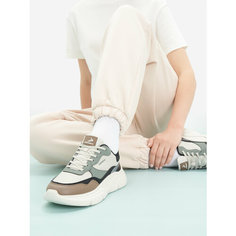 Кроссовки Demix, размер 6, серый/зеленый