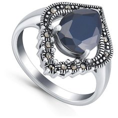 Кольцо Silver WINGS, серебро, 925 проба, фианит, марказит, размер 16.5 мм.