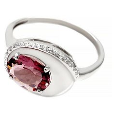 Кольцо The Jeweller, серебро, 925 проба, фианит, размер 19.5 мм.