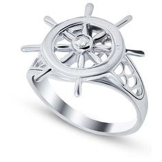 Кольцо Silver WINGS, серебро, 925 проба, фианит, размер 17.5 мм.,17 мм.,16.5 мм.,16 мм.