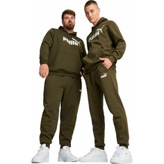 Брюки спортивные PUMA Essentials Logo Pants cl (s), размер XL, хаки