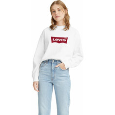Свитшот Levis Graphic Standard Crew, размер M, , белый-красный Levis®