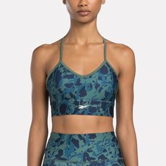 Топ спортивный Reebok, размер XL, зеленый