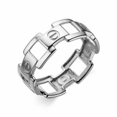 Кольцо The Jeweller, серебро, 925 проба, размер 16.5 мм.,17 мм.,17.5 мм.