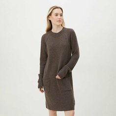 Платье Maison David, размер M, серо-коричневый