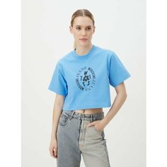Футболка MOSCHINO JEANS, размер M, голубой