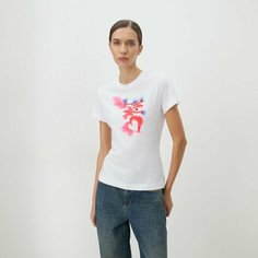 Футболка MOSCHINO JEANS, размер M, белый