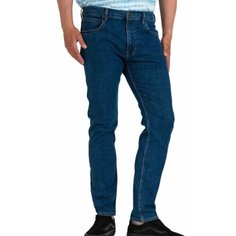 Джинсы зауженные Lee Rider, размер W31/L34, mid stonewash