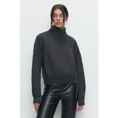 Свитер Befree Basic, размер S, , серый меланж