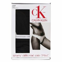 Трусы CALVIN KLEIN, комплект из 2 шт., размер XS, черный