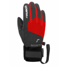 Перчатки Reusch, размер 6, красный/серый