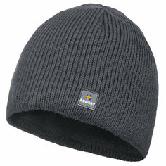 Шапка бини Aswery, размер 60, черно-серый