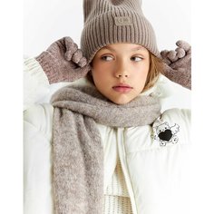 Перчатки Gloria Jeans GJ COOL, размер 10-14л, бежевый