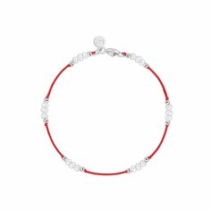 Браслет LU Jewel, жемчуг пресноводный культивированный, 1 шт., размер 17 см, красный