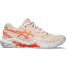 Кроссовки ASICS GEL-DEDICATE 8 CLAY, полнота F (EU)/ на среднюю стопу, размер 7 US, оранжевый