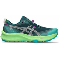 Кроссовки ASICS GEL-Trabuco 12 W, полнота F (EU)/ на среднюю стопу, размер 6,5 US, бирюзовый/зеленый