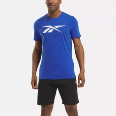 Футболка Reebok GS VECTOR TEE, размер L, голубой