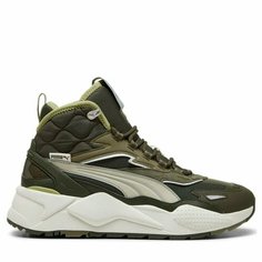 Кроссовки PUMA RS-X Hi, размер 44.5 EU, хаки