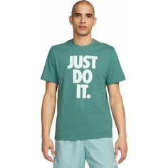 Футболка NIKE Just Do It T-Shirt, размер L, зеленый