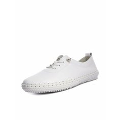 Мокасины MARISETTA Натуральная кожа, размер 38, белый