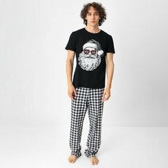 Пижама Kaftan, размер 56, чёрный