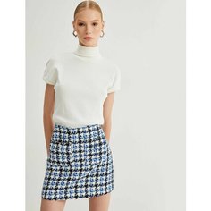 Юбка KOTON, размер 42, синий