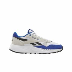 Кроссовки Reebok Classic Leather 2400, полнота F (EU)/ на среднюю стопу, размер 11 US, белый/синий/черный