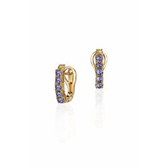 Серьги Эстет, желтое золото, 585 проба, , золотистый