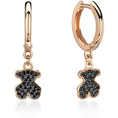 Серьги Эстет, красное золото, 585 проба, фианит, , золотистый