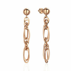 Серьги Эстет, красное золото, 585 проба, , золотистый