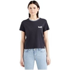 Футболка Levis Women Graphic Jordie Tee, размер XS, черный Levis®