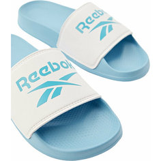 Шлепанцы Reebok Fulgere Slide, размер 6 US, белый/голубой