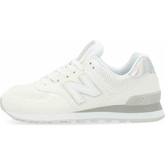Кроссовки New Balance 574, полнота F (EU)/ на среднюю стопу, размер 5,5 US, белый