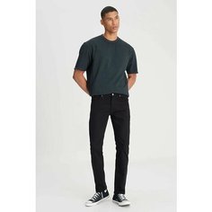 Джинсы зауженные Lee Daren Zip Fly, размер W33/L30, clean black