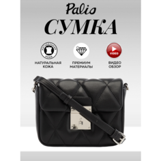 Сумка кросс-боди Palio, фактура гладкая, чёрный