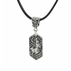 Колье SILVARIE, длина 45 см, серебристый/черный
