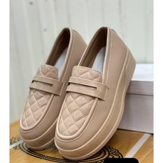 Лоферы Gaodenpak, размер 41, бежевый
