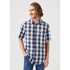 Рубашка Wrangler, размер L, синий