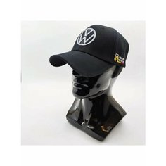 Бейсболка VOLKSWAGEN, размер 56-58, черный