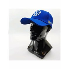 Бейсболка VOLKSWAGEN, размер 56-58, васильковый