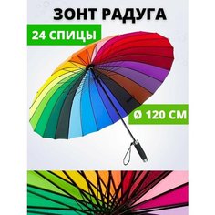 Зонт-трость , красный MY Trend