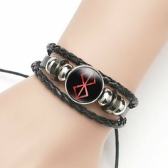 Славянский оберег, плетеный браслет iGEEK, стекло, 1 шт., размер 21 см, диаметр 7 см, бесцветный