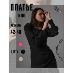 Платье SELEYA BETTER, размер 46, чёрный
