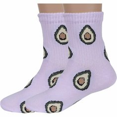 Носки Альтаир Базовая коллекция, 2 пары, размер 18, , сиреневый Altair