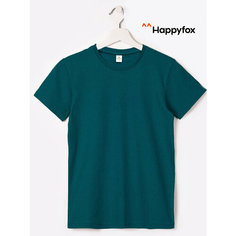 Футболка Happyfox, размер 134, морская волна