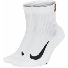 Носки NIKE COURT MULTIPLIER MAX SOCKS, комплект, 2 пары, размер S, белый