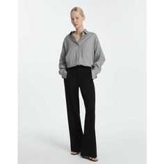 Брюки клеш Gloria Jeans GJ BLACK, размер 40/164, чёрный