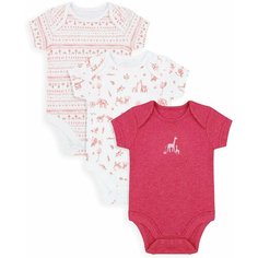 Боди mothercare, размер 68, белый-красный
